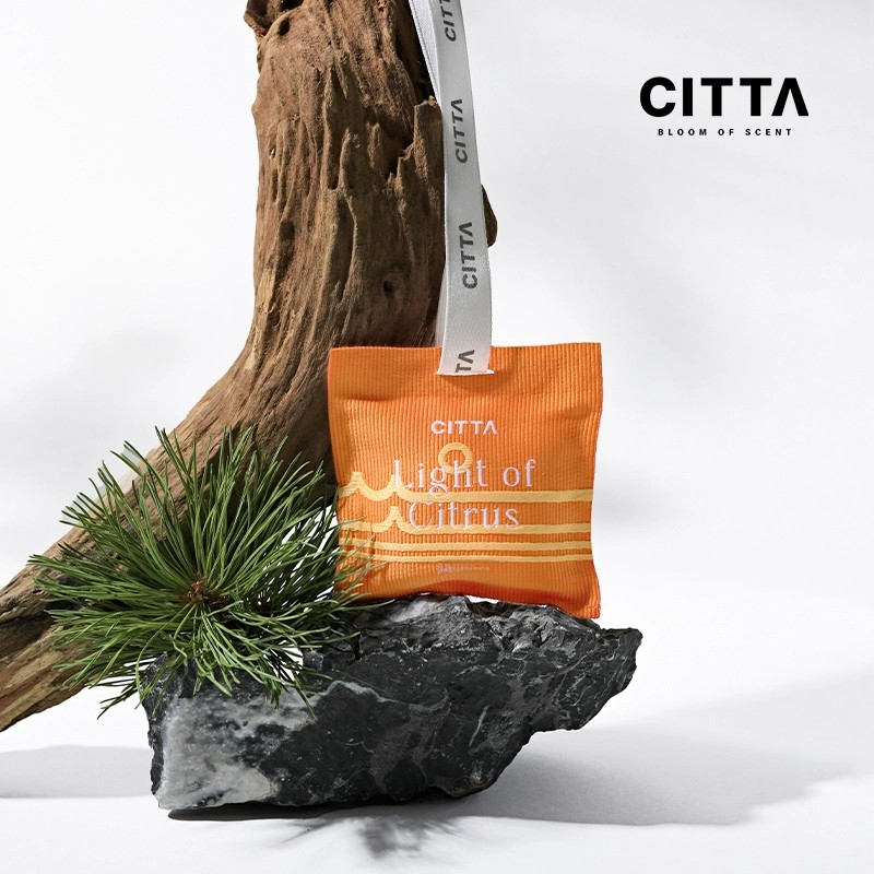 CITTA  Nature Journey Scent Bag (with magnet) * 1 + Air Vent Clip * 1 + Ribbon * 1