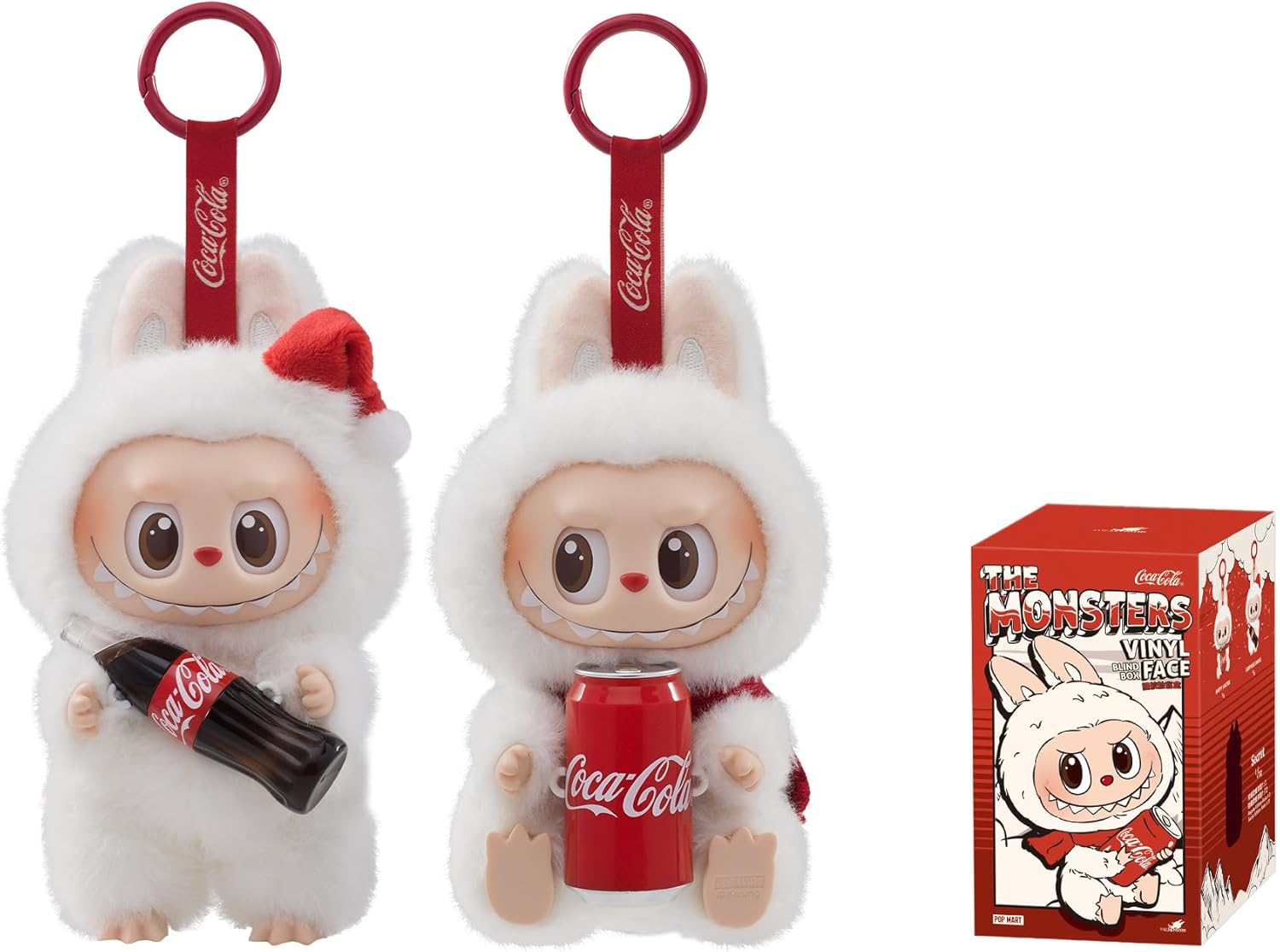 LABUBU The Monsters COCA-COLA Series-Vinyl Face Blind Box, Blind Box Figures, Random Design Action Figures Collectible Toys Home Decorations, Holiday Birthday Gifts, Single Box